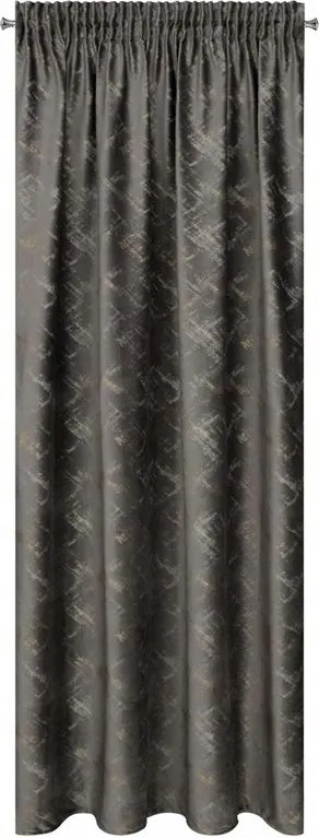 Adria készfüggöny szalagos 140x270 cm grafit