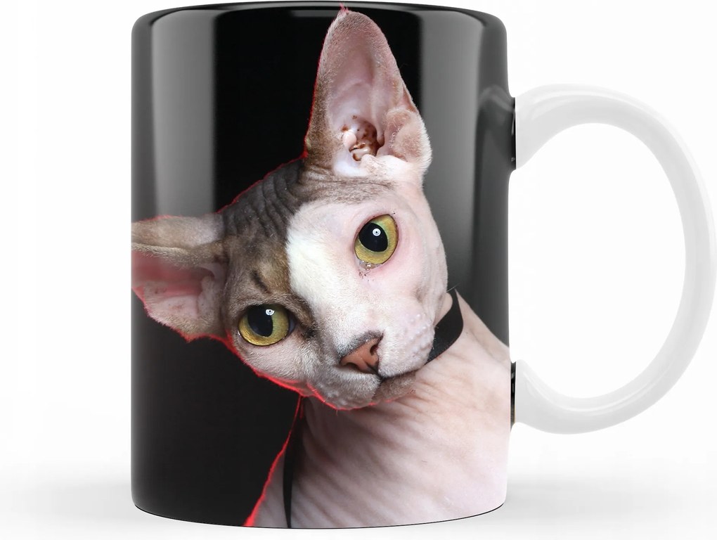 Macska Bögre Macska Szfinx ajándék kütyü 330 ml