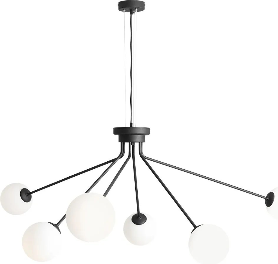 Aldex modern függeszték holm fehér fekete ald1082k1