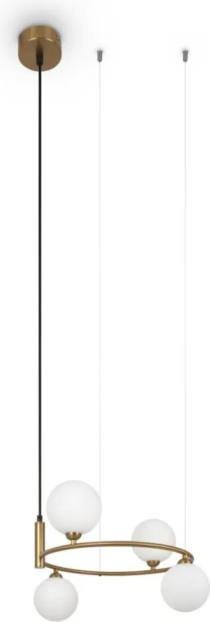 Maytoni RING MOD013PL-04BS1 Függőlámpa 4x25W/G9 IP20