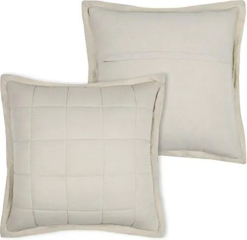 Díszpárna Ellie 45x45 cm világos Bézs steppelt pamut Boho