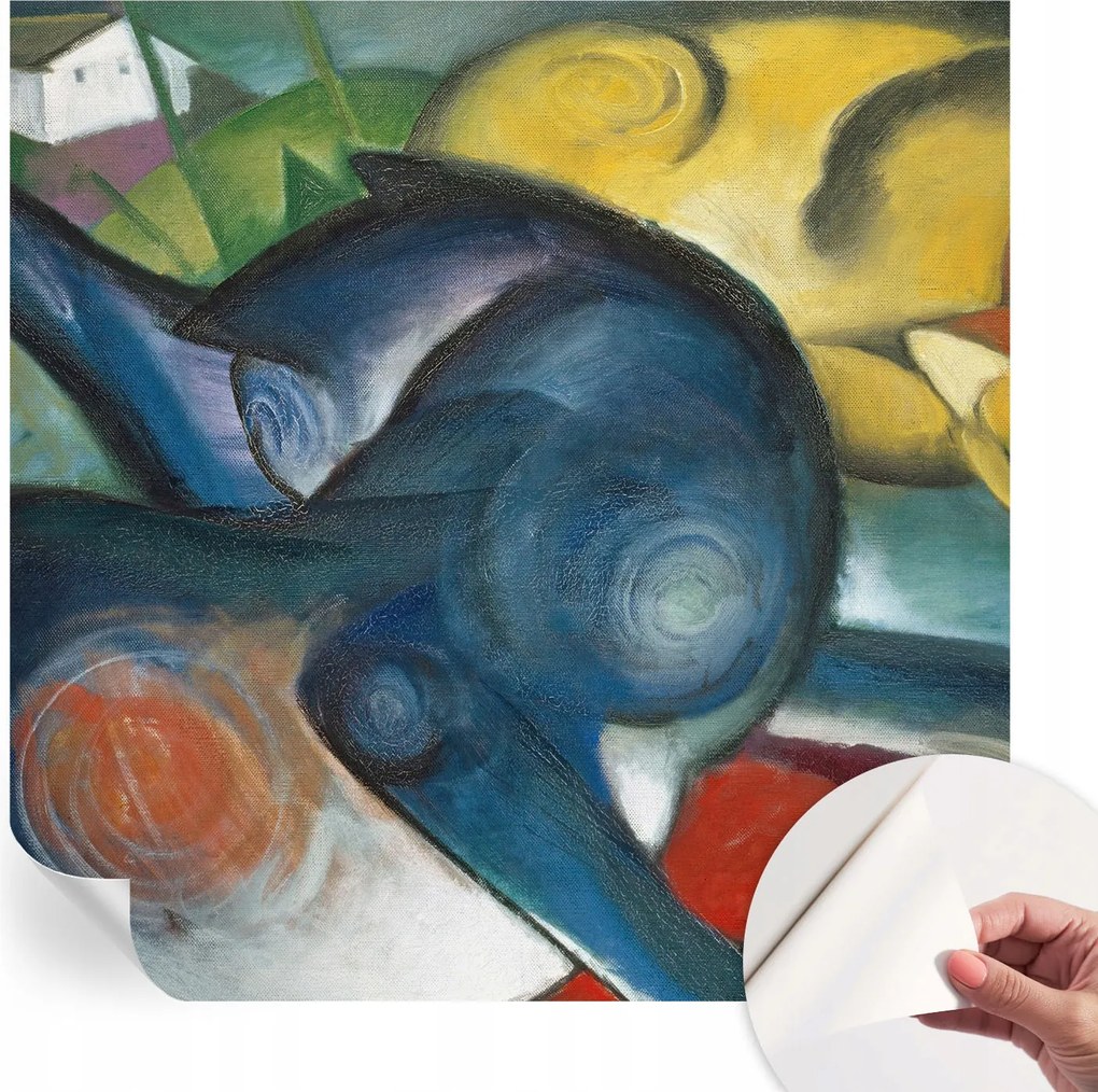 Fotótapéta Öntapadós Dekoratív Tapéta Macska Festmény 250x250 cm