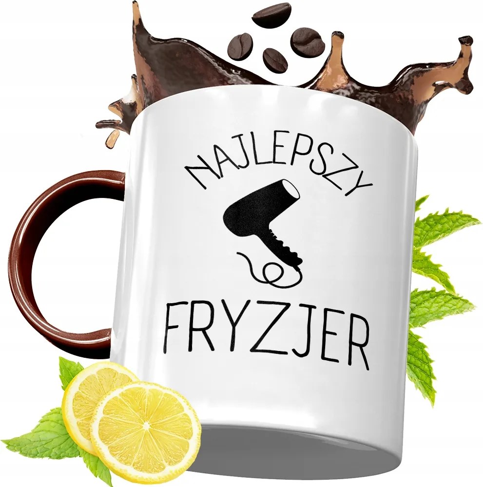 Bordó Bögre Fodrásznak Születésnapi Ajándék fényképes nyomtatással