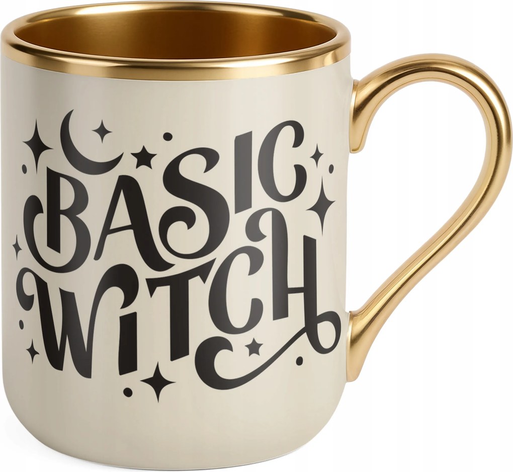 Prémium Bögre Arany Ecru Halloween Basic Boszorkány Ősz Boszorkány Ajándék