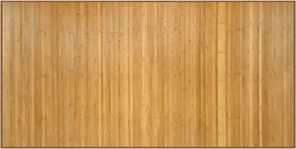 vidaXL négyszögletű természetes bambusz szőnyeg 100 x 200 cm