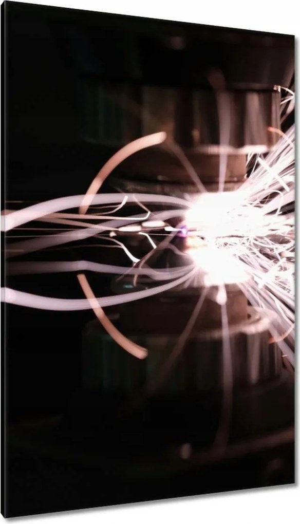 Vászonkép 80x120 Világos szikrák fémből