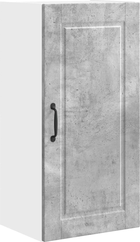 vidaXL Konyhaszekrény polcokkal Beton Szürke 40 x 31 x 80 cm Faanyag