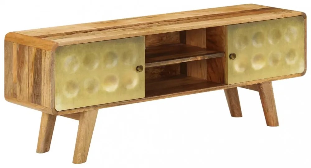 tömör mangófa TV-szekrény 120 x 30 x 45 cm