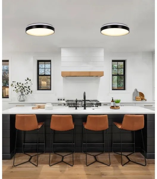 LED Mennyezeti lámpa FLORIDA LED/18W/230V fekete