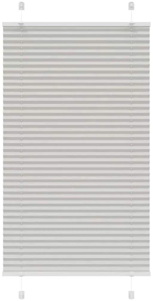 pliszírozott redőny világosszürke 70x150 cm szövetszélesség