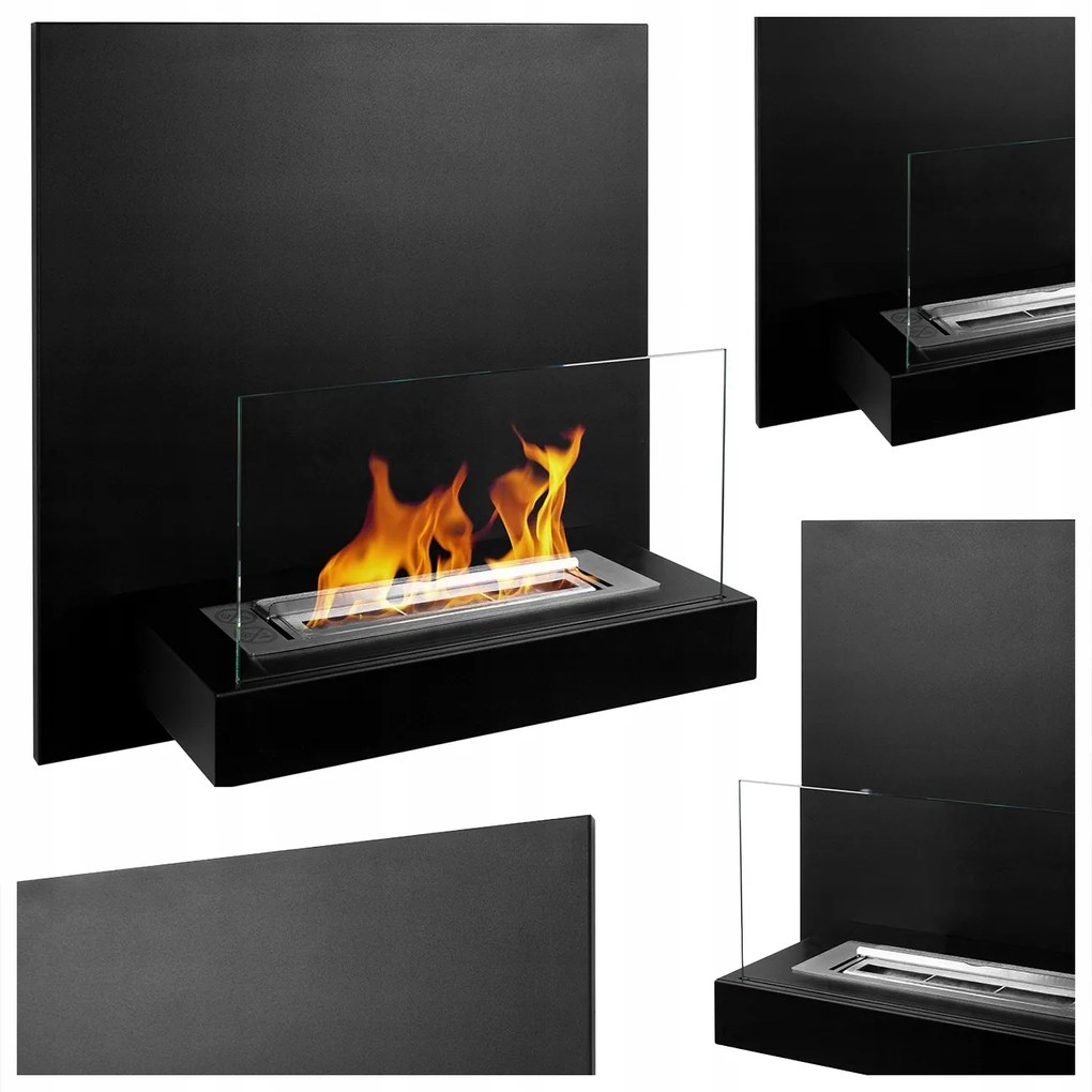 Biokandalló Akasztós Board Fekete-fekete Bioüzemanyag Kémény Nélkül Szuper Minőség