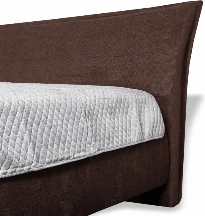 VALERIA LUX kárpitozott ágy + rácsos rács + matrac EMI