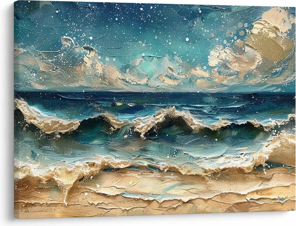 Kép - A tenger festése (70x50 cm)