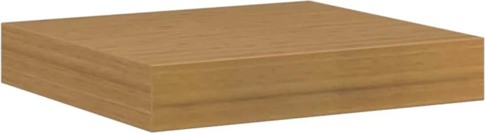 vidaXL Falpolc Falra szerelhető Bézs 23 x 23,5 x 4 cm Faanyag