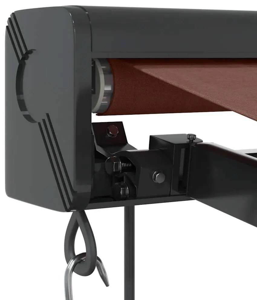 barna automata kihúzható napellenző 300x250 cm