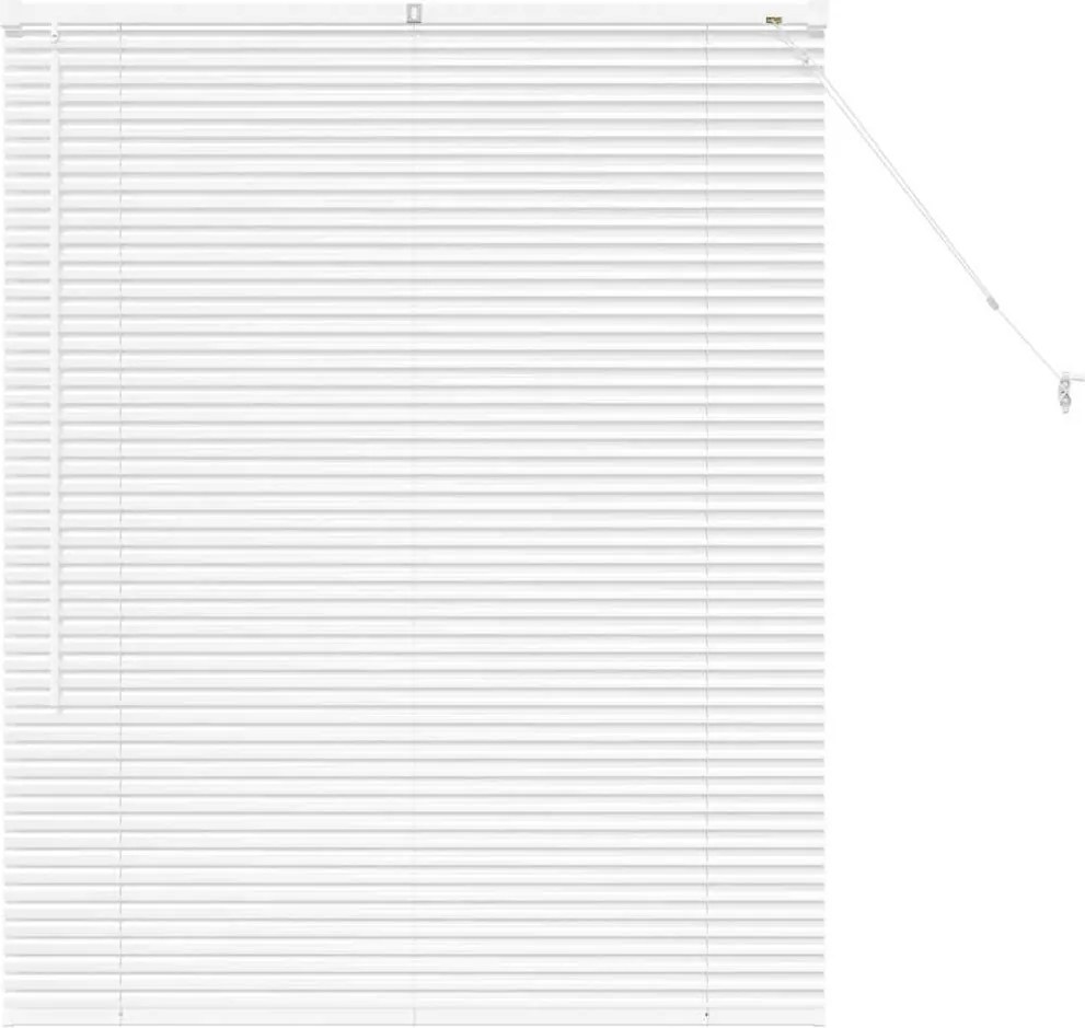 vidaXL Zsalugáter Redőnyök Fehér 130 x 105 cm Alumínium