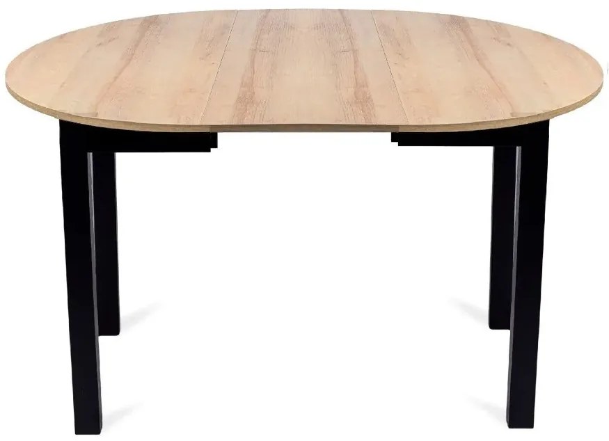 Étkezőgarnitúra 4 db. Sötétkék Bársony Ibis székkel. Bővíthető asztal HARRY 102-142 cm