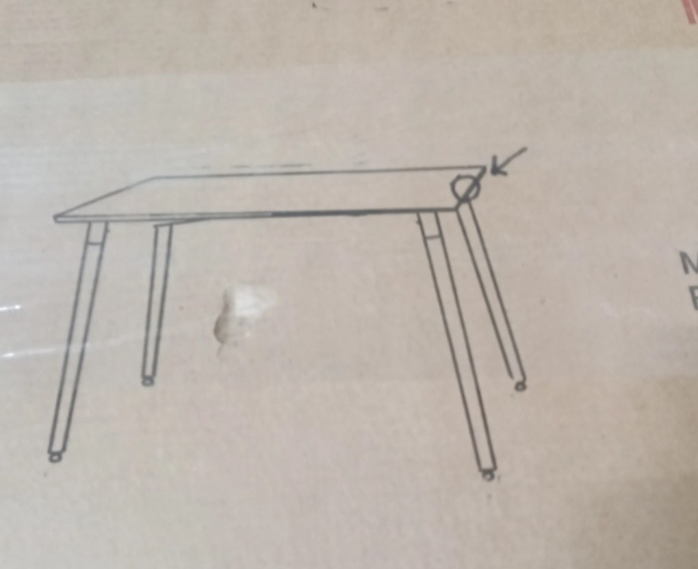 AKCIÓ Fehér étkezőasztal BERGEN 120x80 cm II. osztály