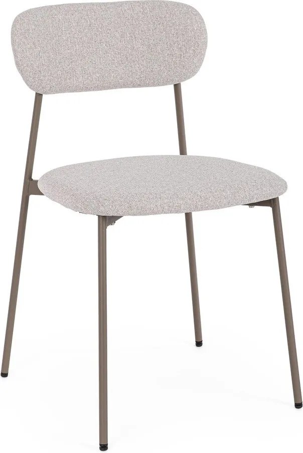 Világosbarna kárpitozott étkezőszék Inka – Yes Everyday