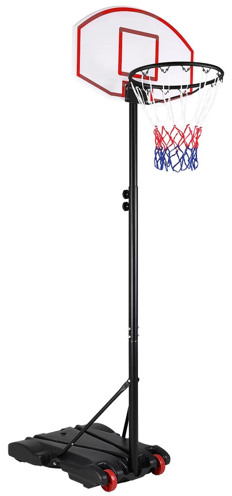 Sportana® Kosárlabda kosár kerekekkel - 179-209 cm