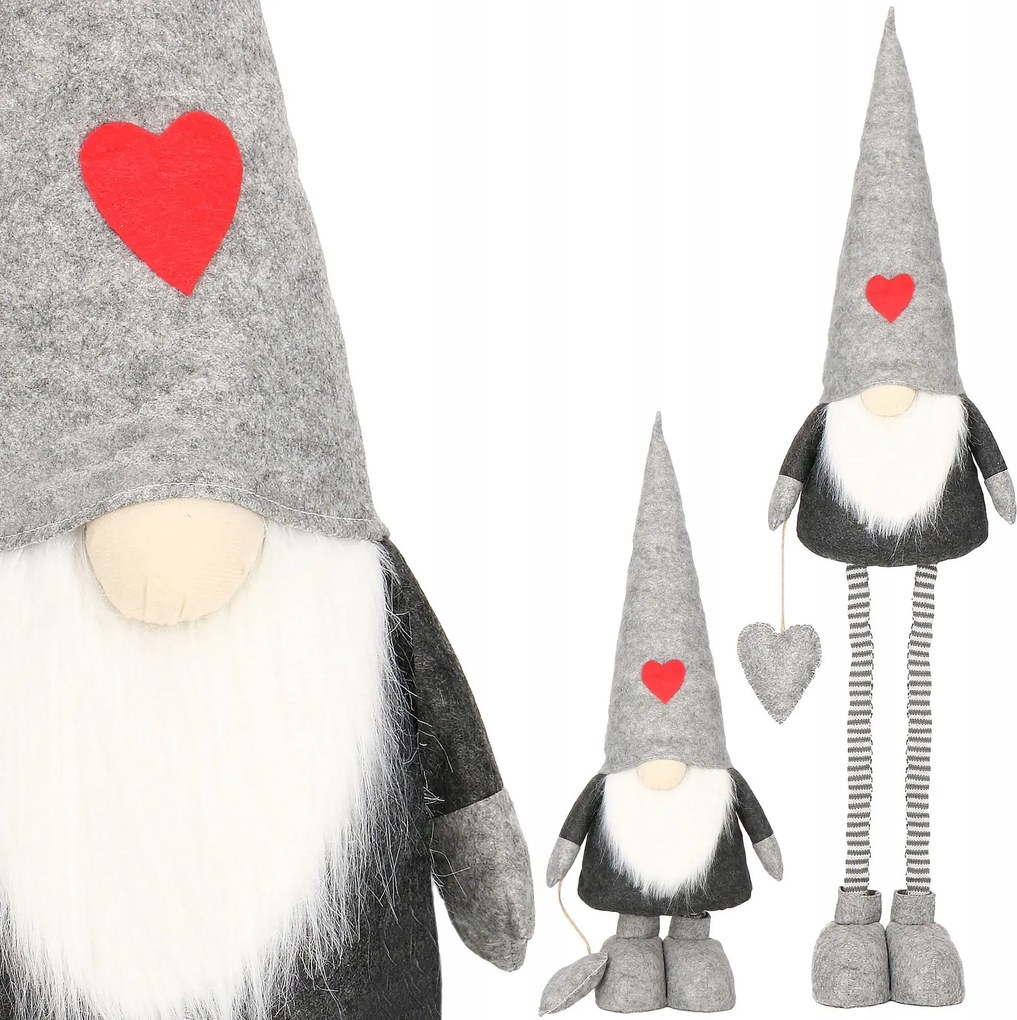 Manó Karácsonyi Ajándék Karácsonyra Nagy Teleszkópos Lábak 130CM XL