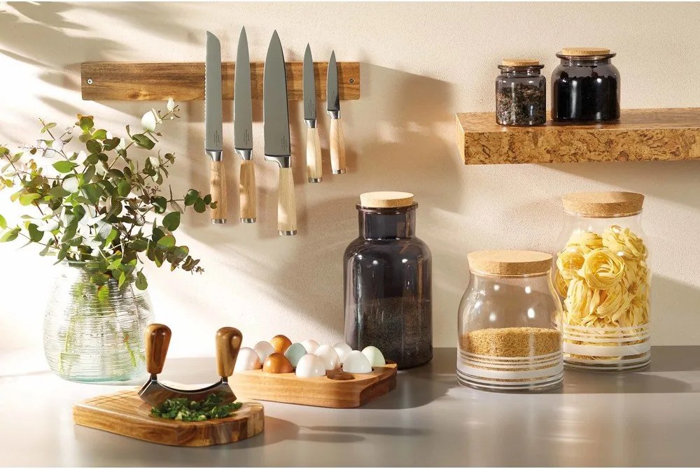 Mágneses akácfa fali tároló - Kitchen Craft