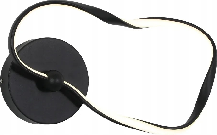 Italux Fali lámpa Amaya Led 20W Fekete Modern Változtatható Színű Fény