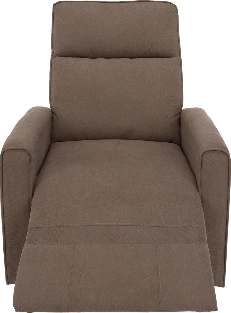 Relax forgószék fotel, szürkésbarna taupe, MEKENZI