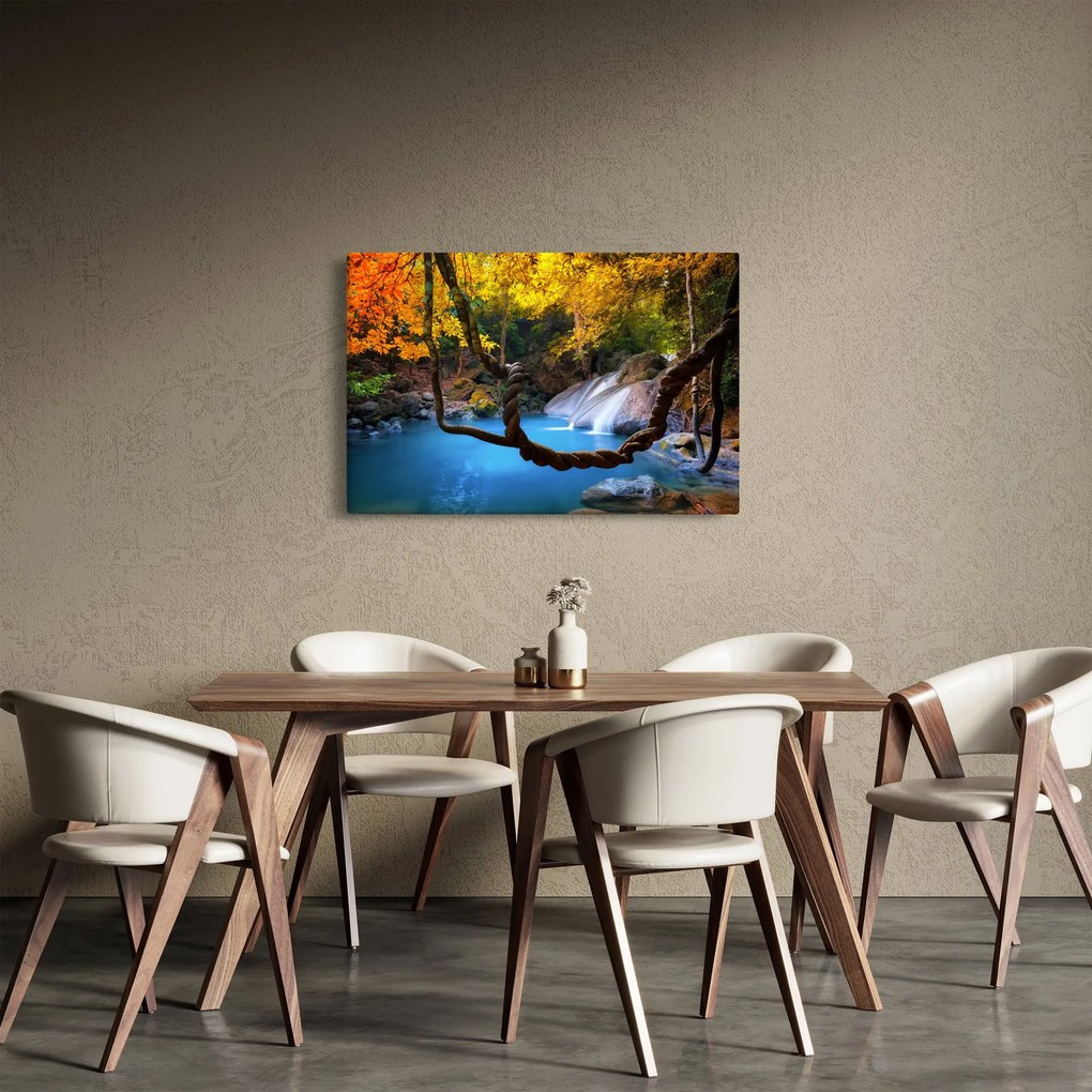Kép - Vízesések Ázsiában (90x60 cm)