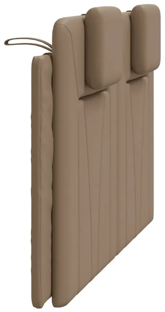 cappuccino színű műbőr fejtámla párna Viana 120 cm