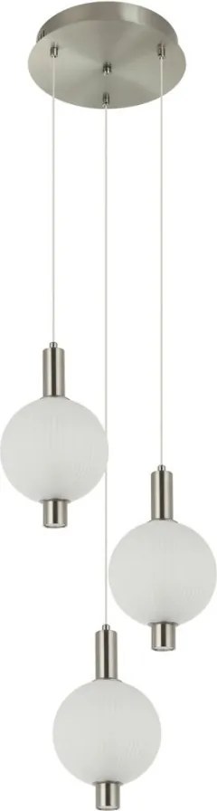 ITALUX PND-83631-3-SC-WH LENTI Többágú Függesztett Lámpa Fehér, Fekete, Arany LED IP20