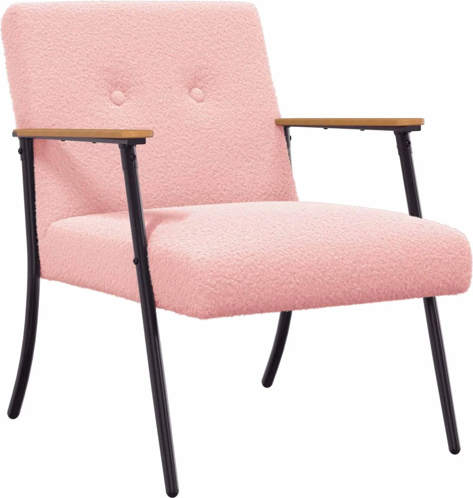 vidaXL karosszék Rózsaszín 59 x 75 x 78 cm