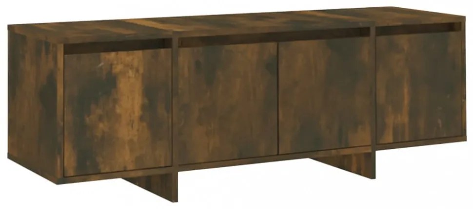 füstös tölgy színű szerelt fa TV-szekrény 120x30x40,5 cm