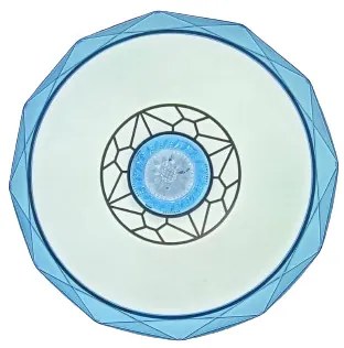 Fali/Mennyezeti Led világítás Gyémánt Design Mintával 48W Változtatható Színű Fehér Fény Hideg Meleg Természetes Kapcsolható !