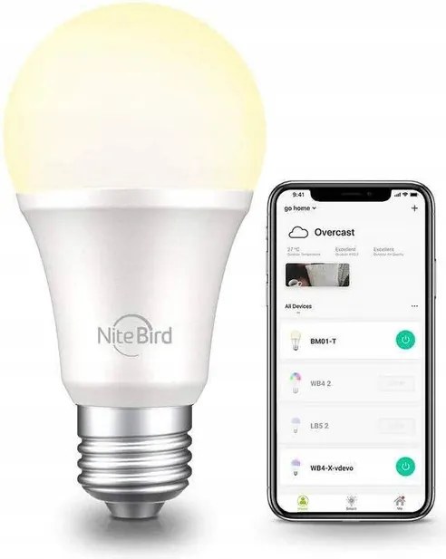 Gosund Nitebird izzó Wifi WB2 2700K fehér