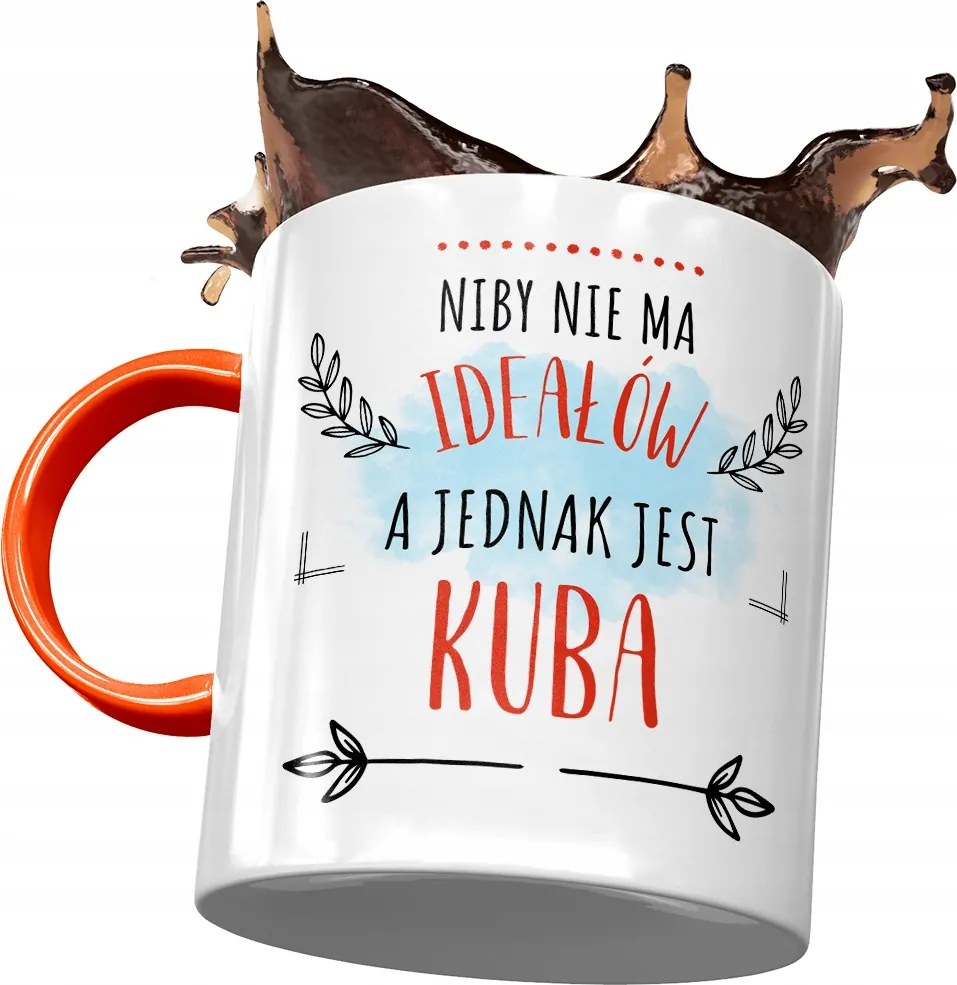 Narancssárga Bögre Kuba Férj Kolléga Ajándék Nyomtatott Fotóval