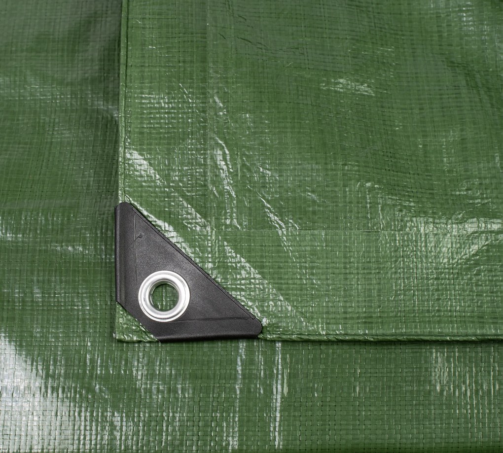 Ponyva 4x8 m Vastag Erősített Vízálló Kerti Fa Takaró