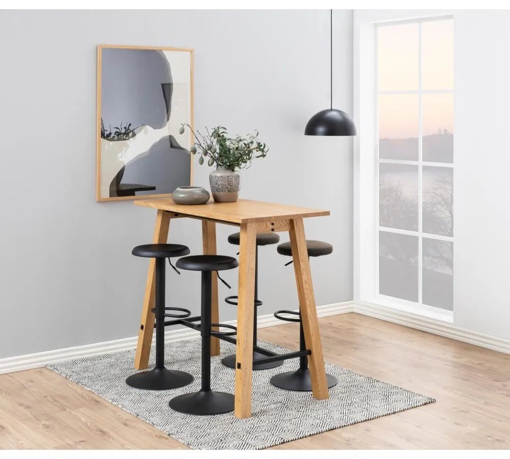 Fekete bárszék 80 cm Finch – Actona