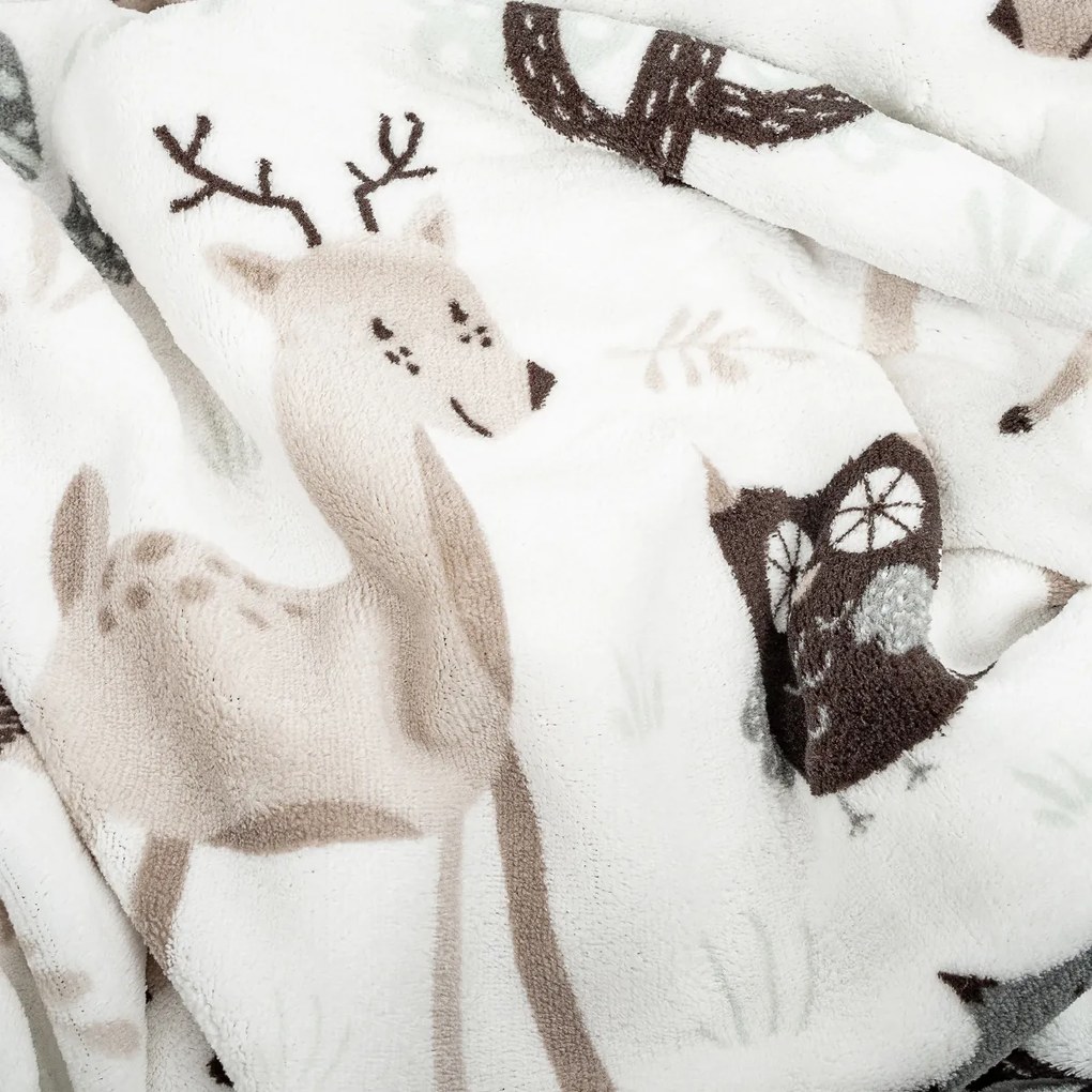 4Home Nordic Friends gyapjú hatású pléd, 150 x 200 cm