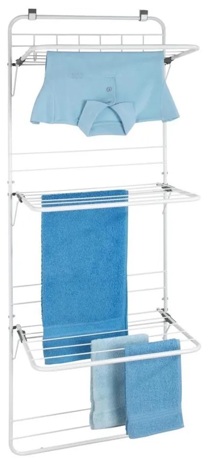 WENKO 63010800 - Ruhaszárító állvány 51x142 cm, fehér/szürke