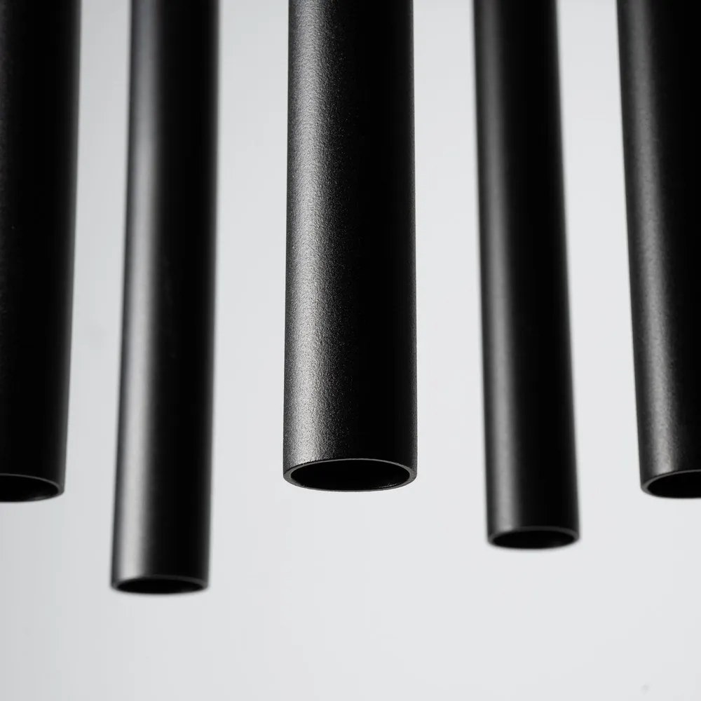 Fekete fém függőlámpa ø 25 cm Fideus – Sollux