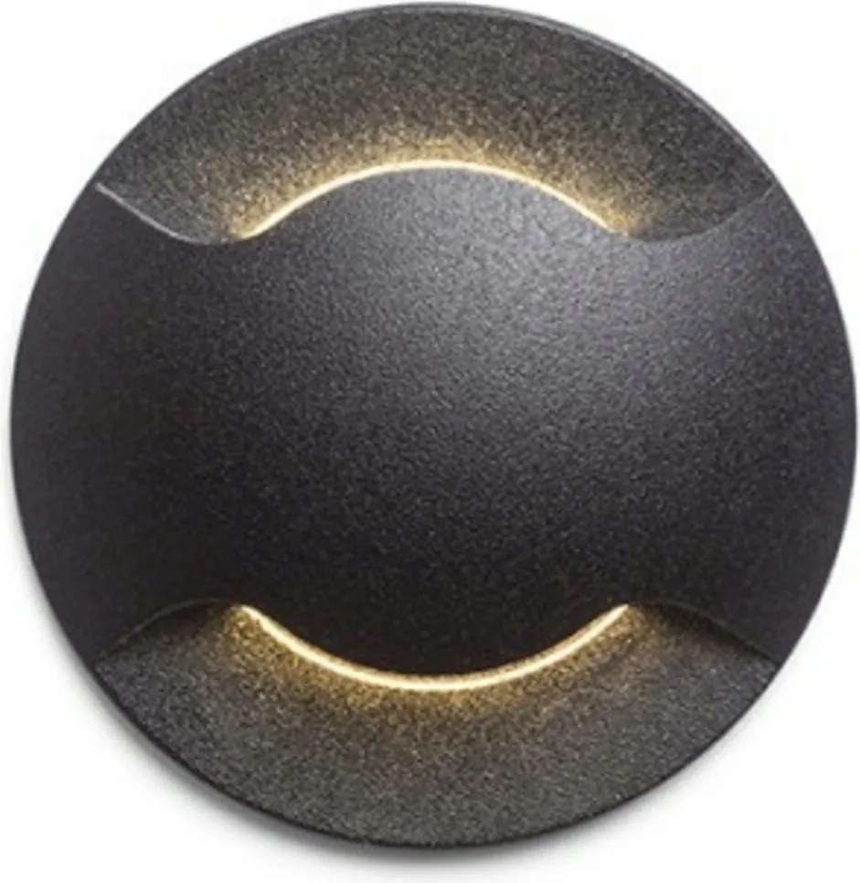 Rendl Kick II süllyesztett Led irányfény fekete 1W IP54 3000K