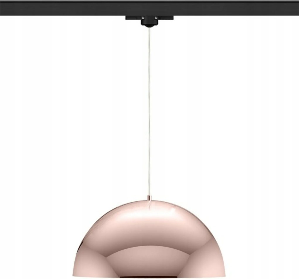 Rendl Monroe függeszték lámpa réz, E27, háromfázisú sínre, 42W