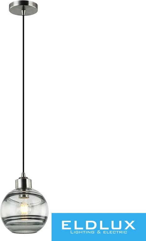 ELDLUX 25483-1A SMOKE Egyágú Függesztett Lámpa IP20