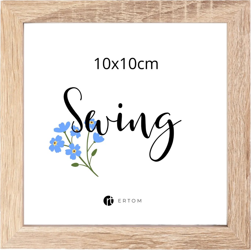 Képkeret 10x10 természetes modern skandináv Mdf