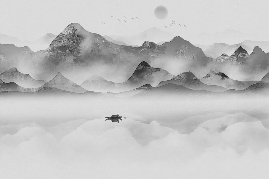 Kép - Japán tó (90x60 cm)