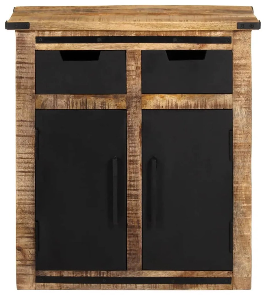 tömör mangófa tálalószekrény 2 fiókkal 55 x 35 x 60 cm