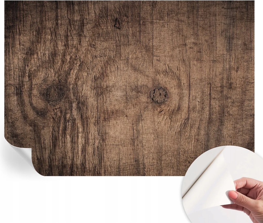 Dekoratív Öntapadós Tapéta Divatos Minták Rusztikus Fa 208x146 cm