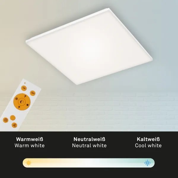 Briloner 7378216 - LED Dimmelhető panel LED/38W/230V 3000-6500K + távirányító