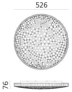 Artemide 0210010APP - LED Dimmelhető mennyezeti lámpa CALIPSO LED/50W/230V 3000K